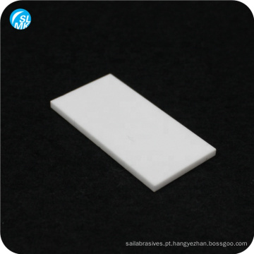 peças finas brancas alumina cerâmica wafer 95 porcelana